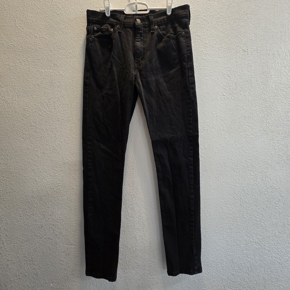 Levi's 510 Skinny Jeans Men's Size 32x34 Black Denim Stretch Classic‎ Casual
